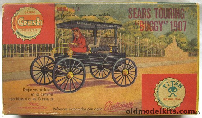 Orange Crush-Revell 1/32 1907 Sears Touring Buggy plastic model kit